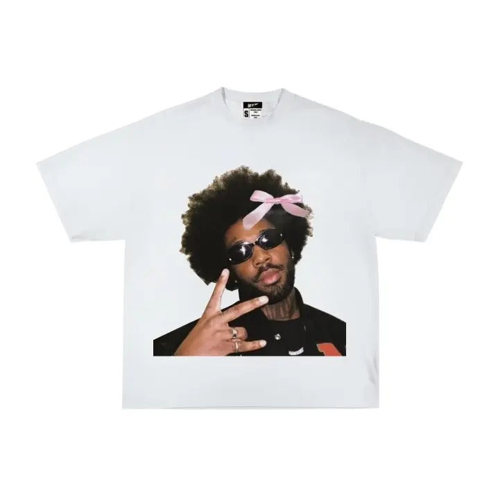 Brenttt Bow Pink Graphic Tee, Trending Chrismas T-shirt - Classic Cotton Fabric Menswear - Shirt Graphic Shirt