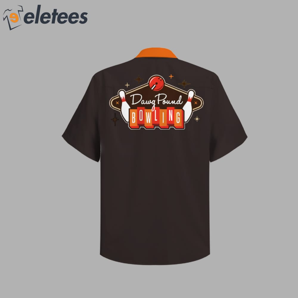Browns Dawg Pound Bowling Hawaiian Shirt