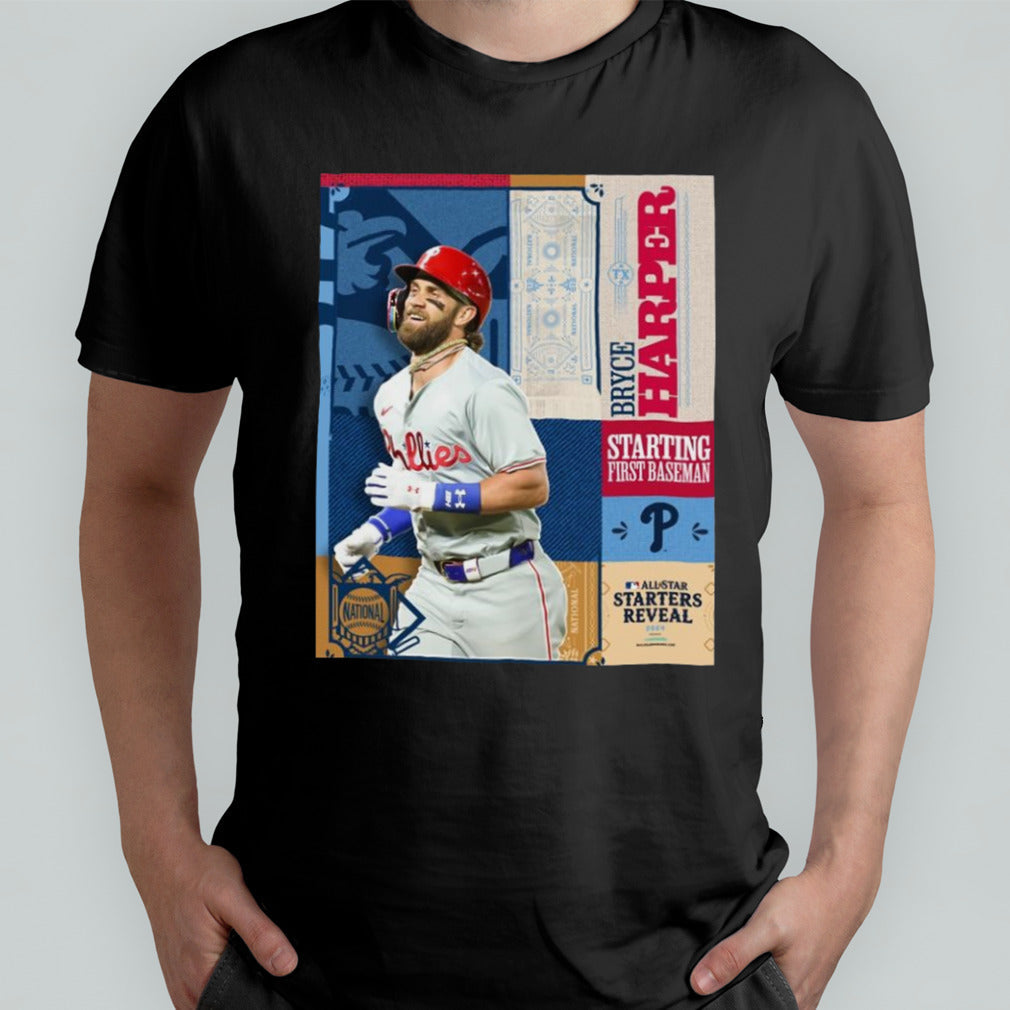 Bryce Harper Starting First Baseman All-Star Starts Reveal 2024 shirt