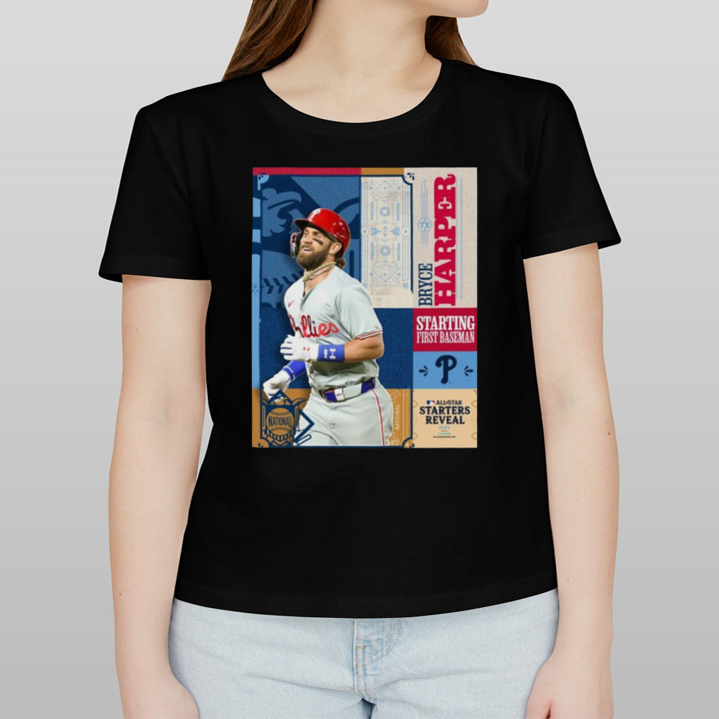 Bryce Harper Starting First Baseman All-Star Starts Reveal 2024 shirt