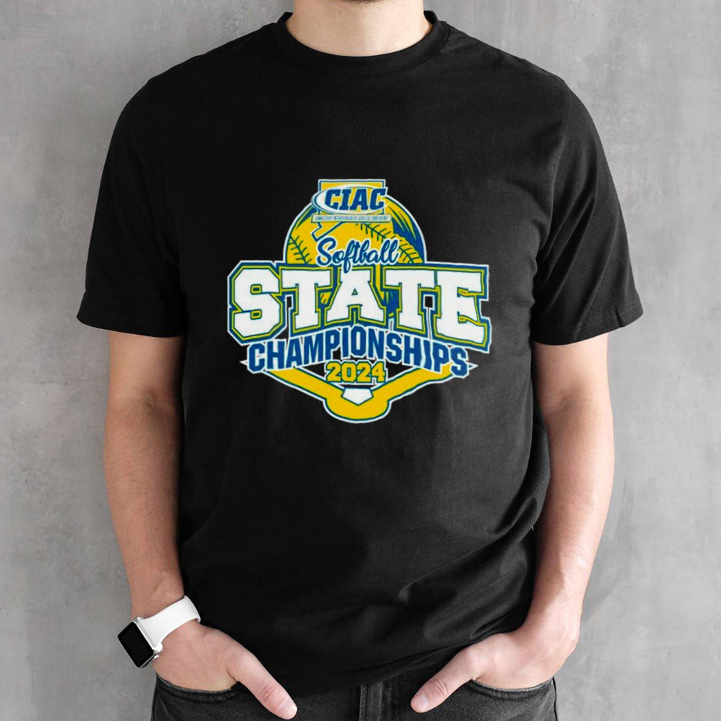 CIAC 2024 Softball State Championship logo shirts