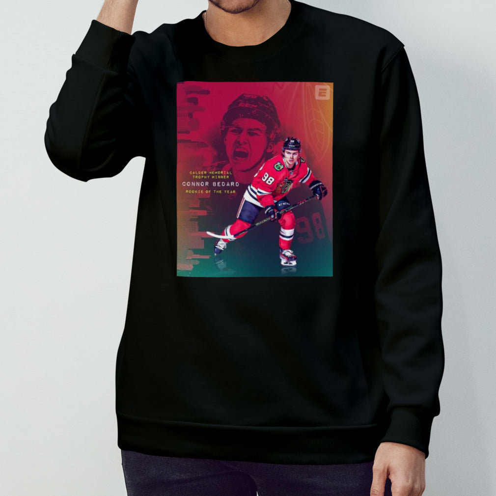 Calder Memorial Trophy Winner Connor Bedard Rookie of the year shirt