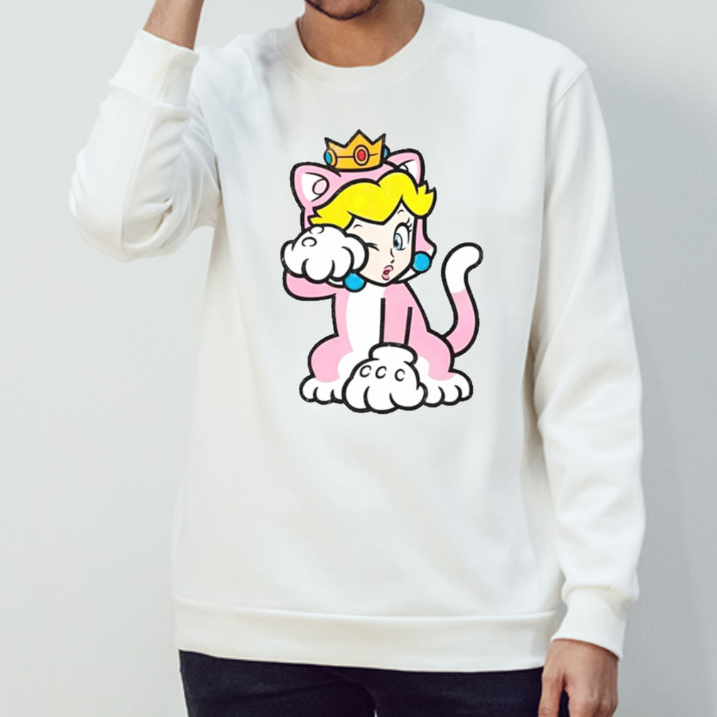 Cat peach solo shirts