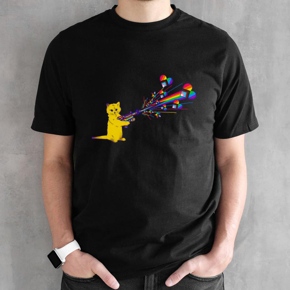 Cat pew pew pride shirt
