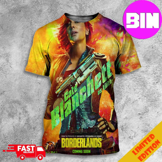 Cate Blanchett as Lilith Chaos Needs A Conductor Borderlands Movie Chaos Loves Company 2024 3D T-Shirts