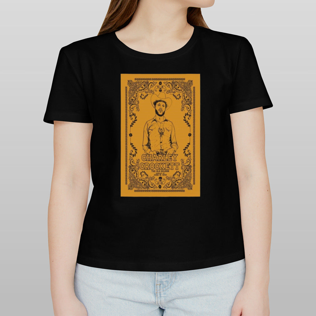 Charley Crockett At The Old Saloon In Emigrant, MT On June 18 2024 Poster Shirt