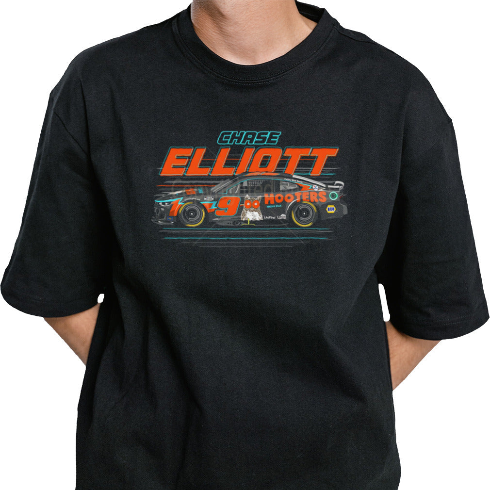 Chase Elliott Hooters No. 9 Camaro T Shirt