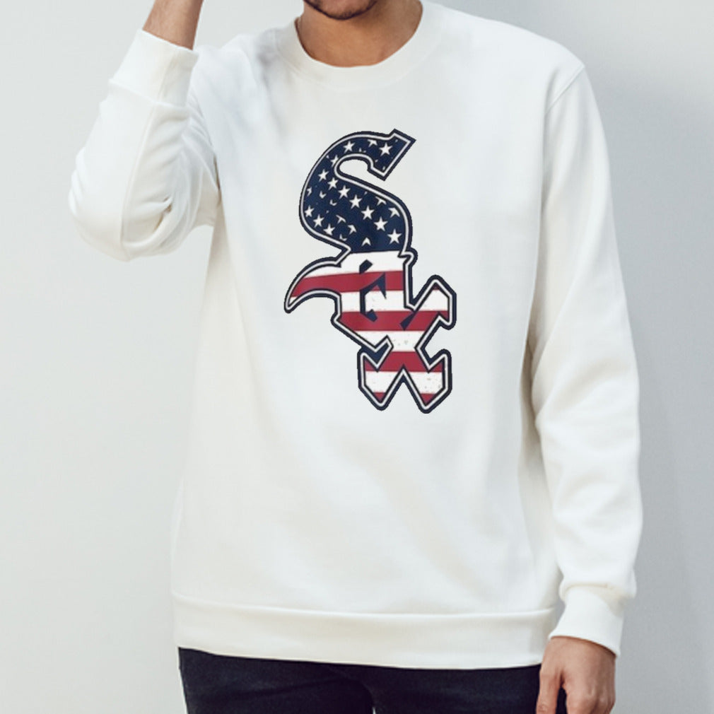 Chicago White Sox Logo 4th Of July Flag T-shirt