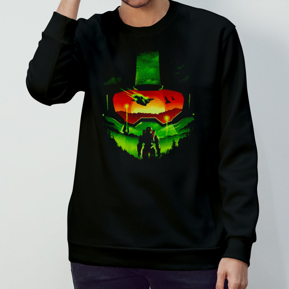 Chief from Halo Infinite Landscape shirt
