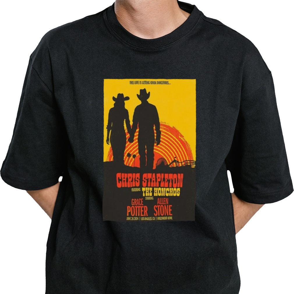 Chris Stapleton June 26 2024 Hollywood Bowl Los Angeles CA Poster Shirt