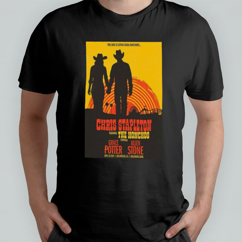 Chris Stapleton June 26 2024 Hollywood Bowl Los Angeles CA Poster Shirt