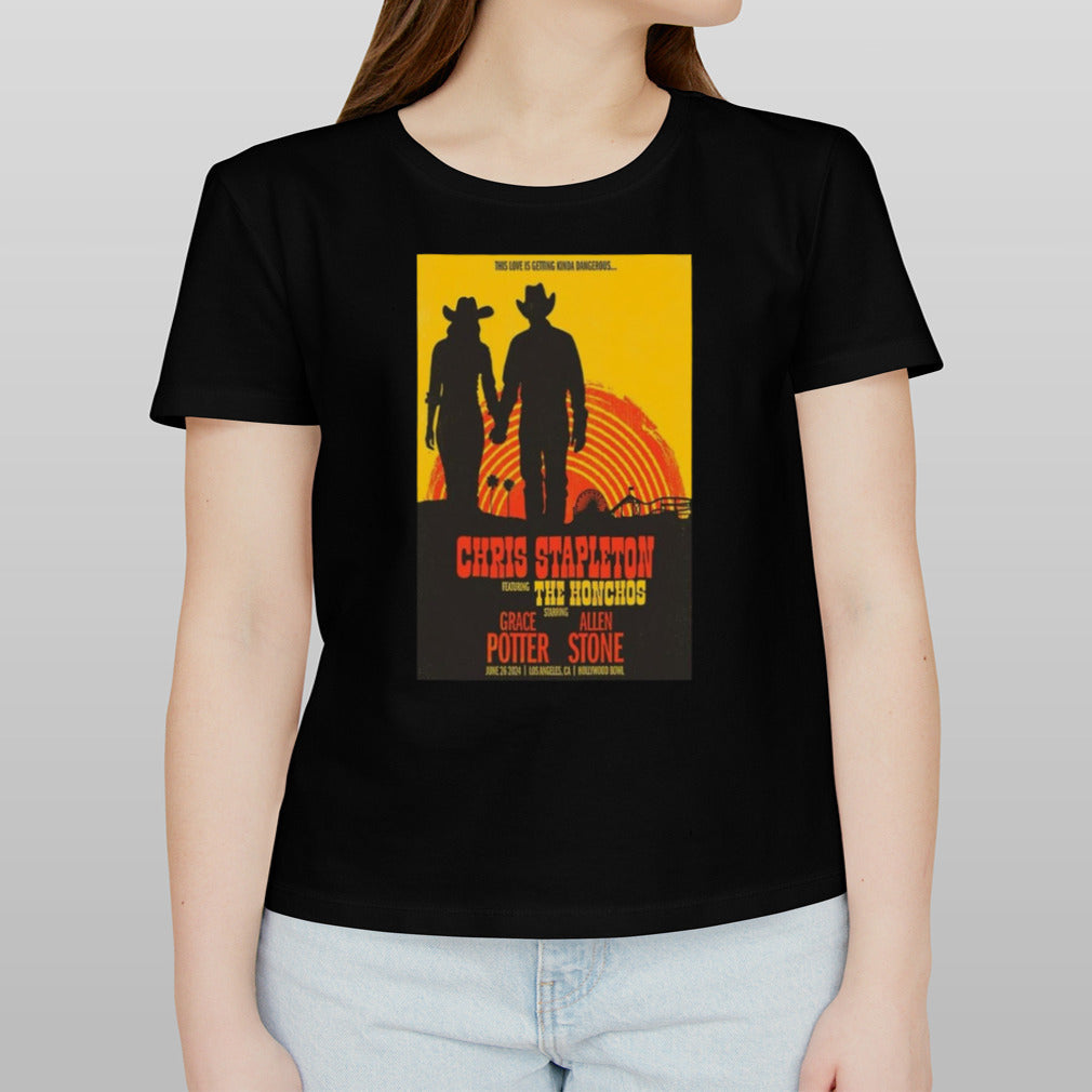 Chris Stapleton June 26 2024 Hollywood Bowl Los Angeles CA Poster Shirt