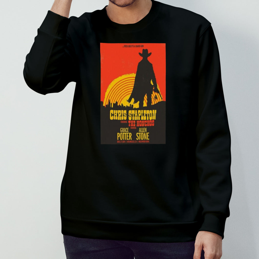 Chris Stapleton June 27 2024 Hollywood Bowl Los Angeles CA Poster Shirt