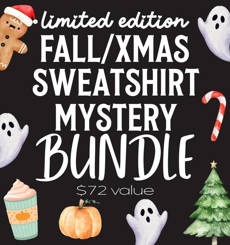 Limited Edition Fall/Christmas Sweatshirt Mystery Bundle