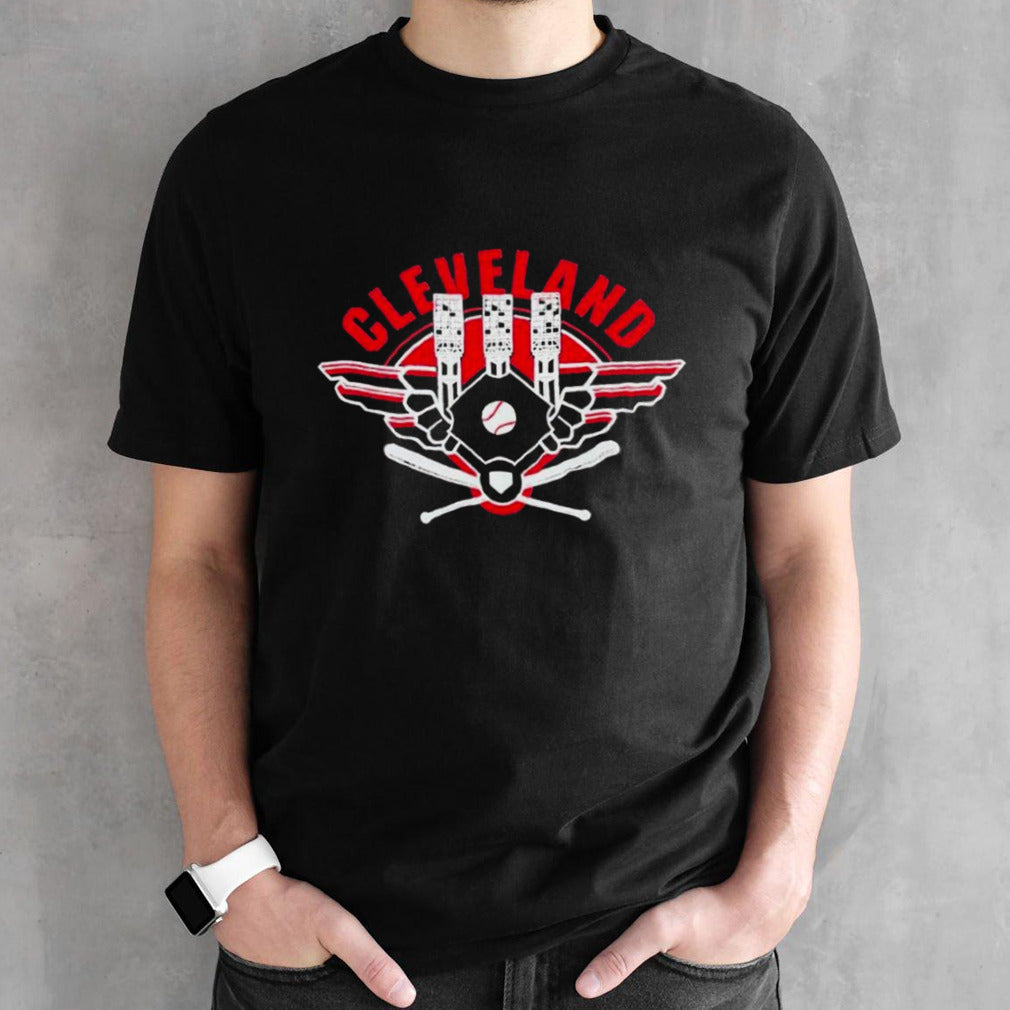 Cleveland baseball wings shirts