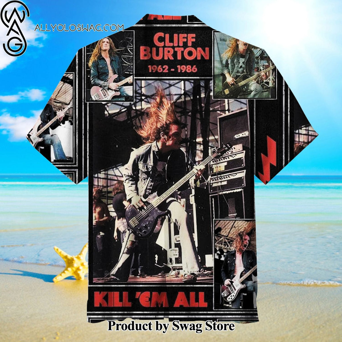 Cliff Burton Modern Twist Hawaiian Shirt