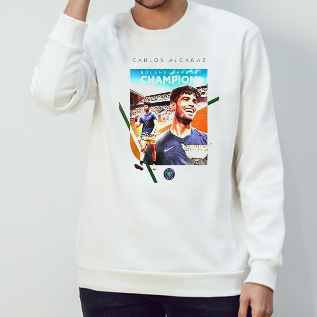 Congrats Carlos Alcaraz Champion Roland Garros 2024 The Championships Wimbledon shirt