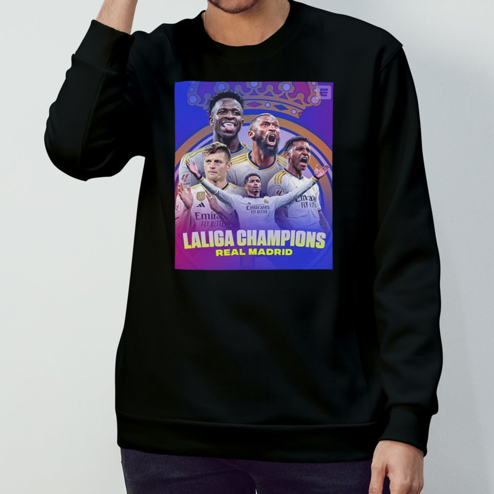 Congratulation To Real Madrid Champions La Liga 2024 Unisex T-Shirt