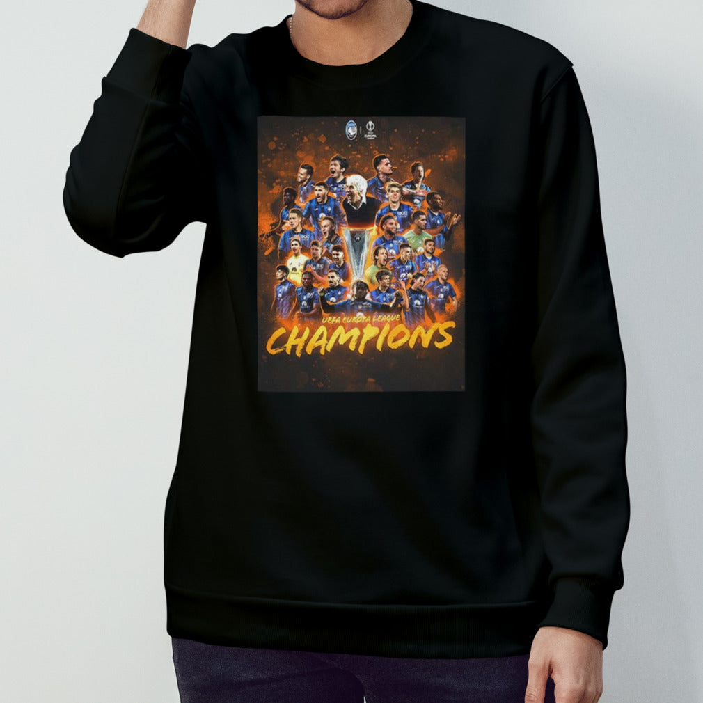 Congratulations History Makers Atalanta BC Campioni Europa League UEL Dublin Final 2024 UEFA Europa League Champions shirt