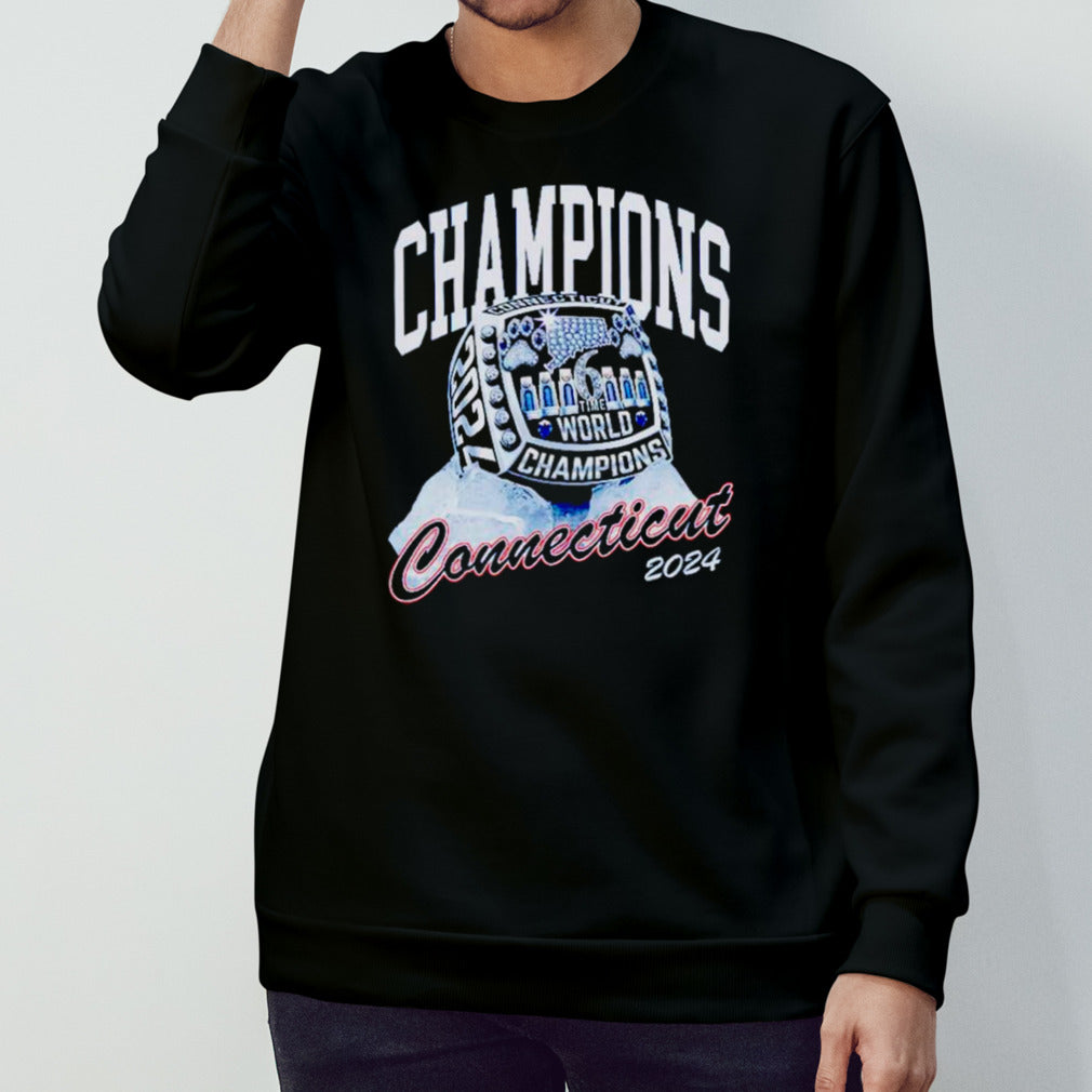 Connecticut Huskies basketball 2024 6 time world Champions shirts