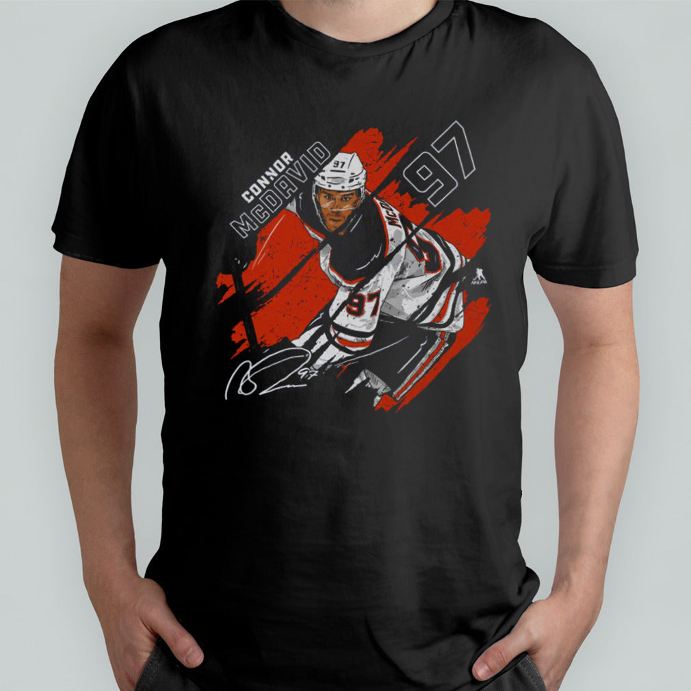 Connor Mcdavid Edmonton Stripes T Shirt