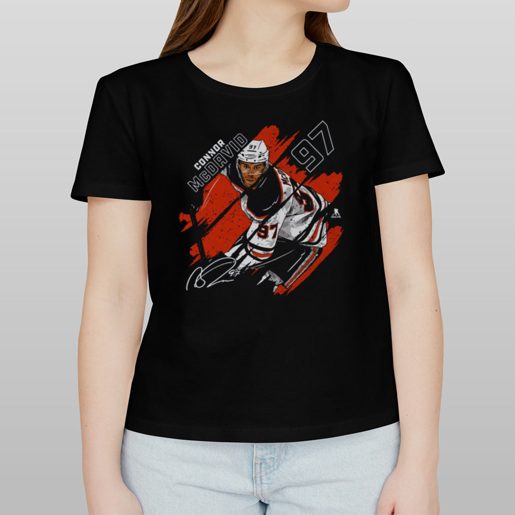 Connor Mcdavid Edmonton Stripes T Shirt