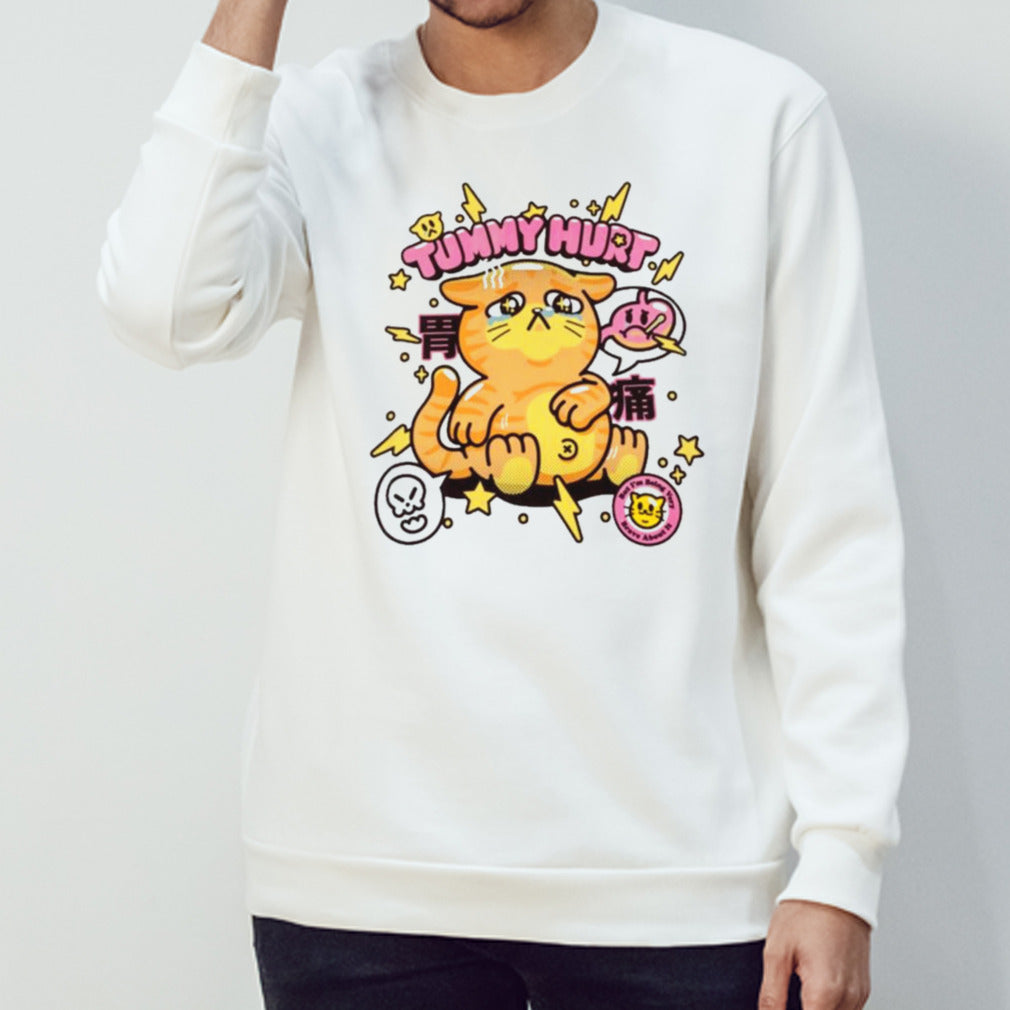 Cool Tummy Hurt Cat T-shirt