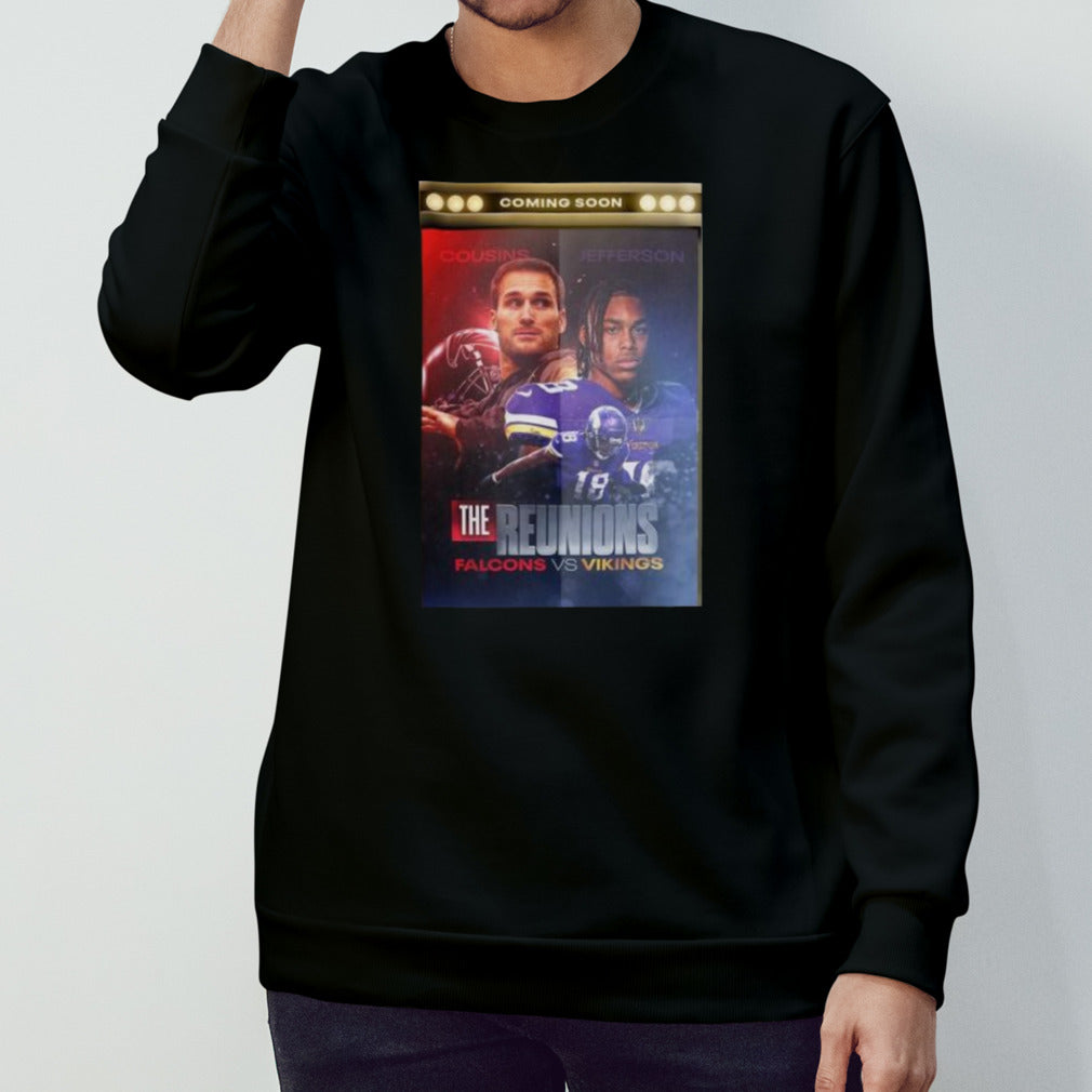Cousin And Jefferson The Reunions Atlanta Falcons Vs Minnesota Viking Shirt