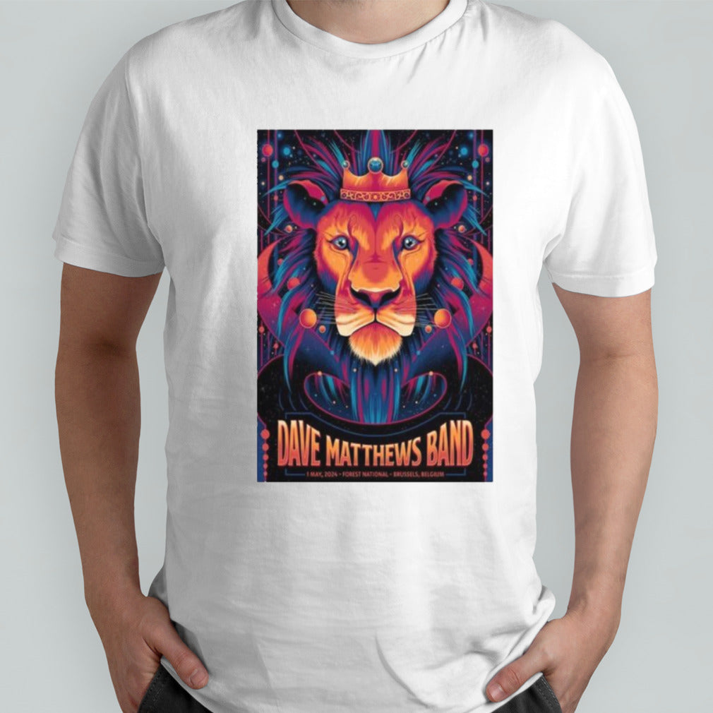 Dave Matthews Band Forest Nationals, Brusselss, Belgium May 1 2024 Poster shirts