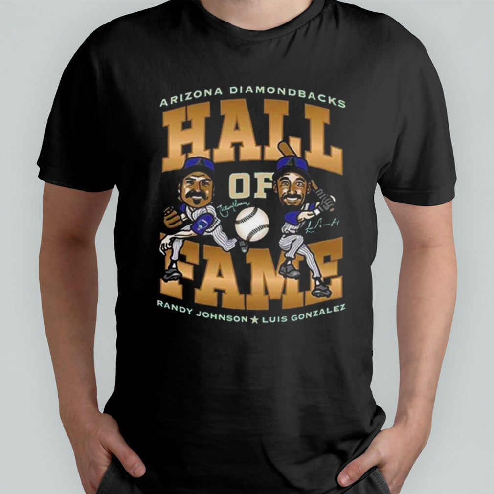D-backs Hall of Fame Ceremony Luis Gonzalez And Randy Johnson Shirt