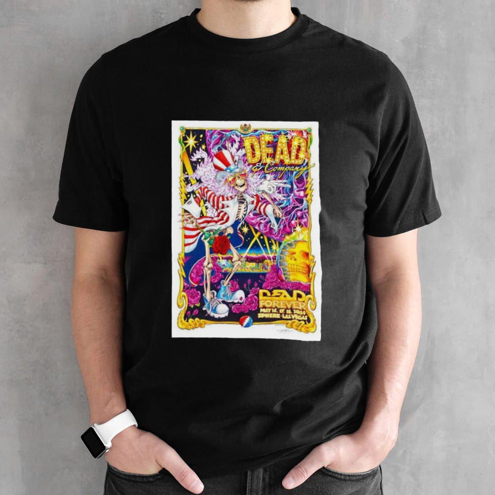 Dead And Company May 16 17 18 2024 Sphere Poster T-Shirt