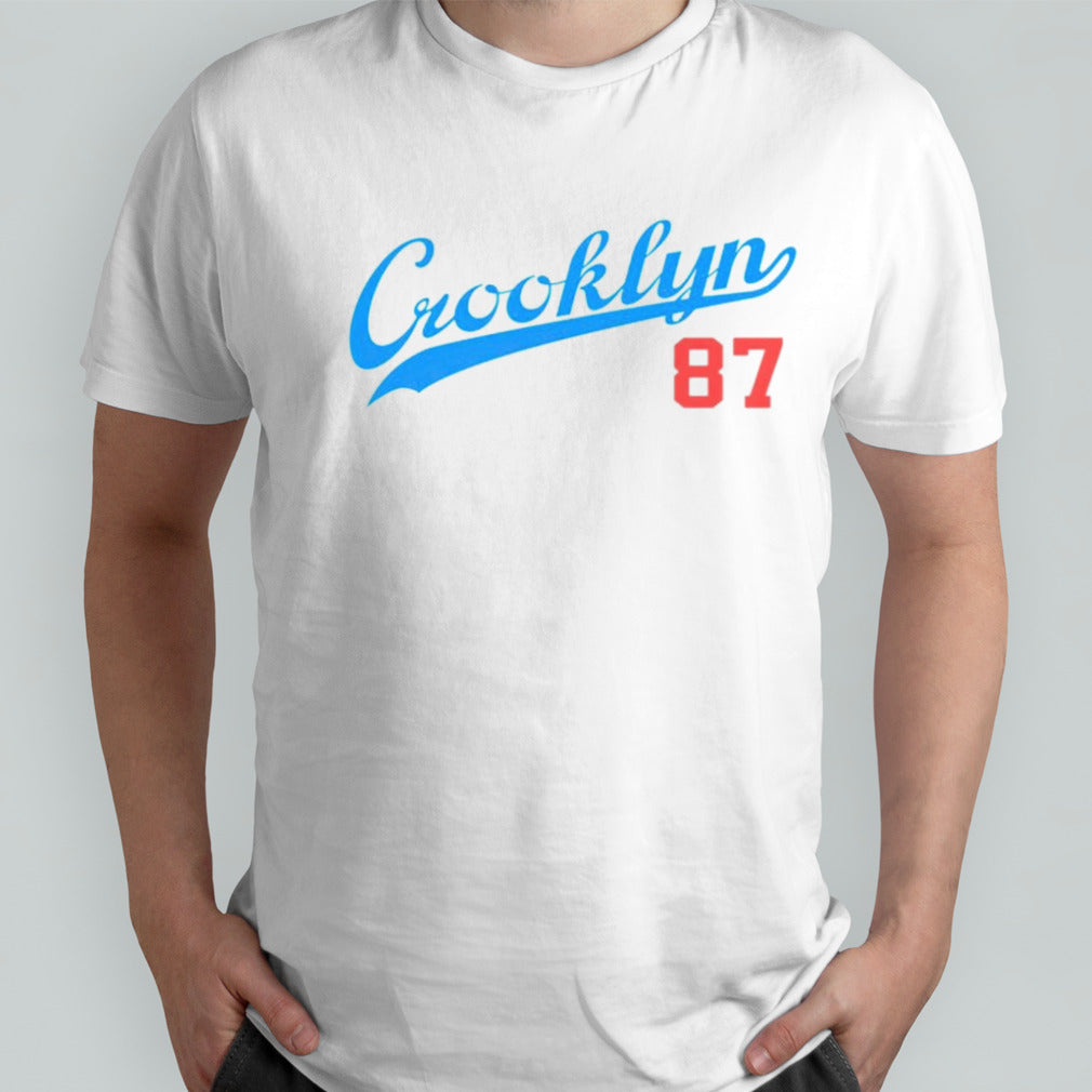 Dj Mister Cee wearing Crooklyn 87 shirts