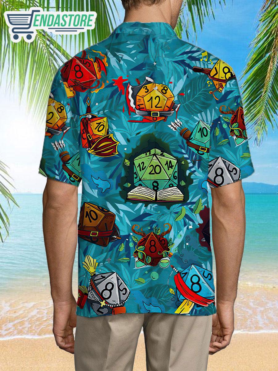 DnD Dice Hawaiian Shirt