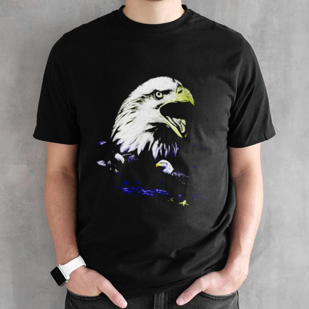 Eagles distressed hem shirts