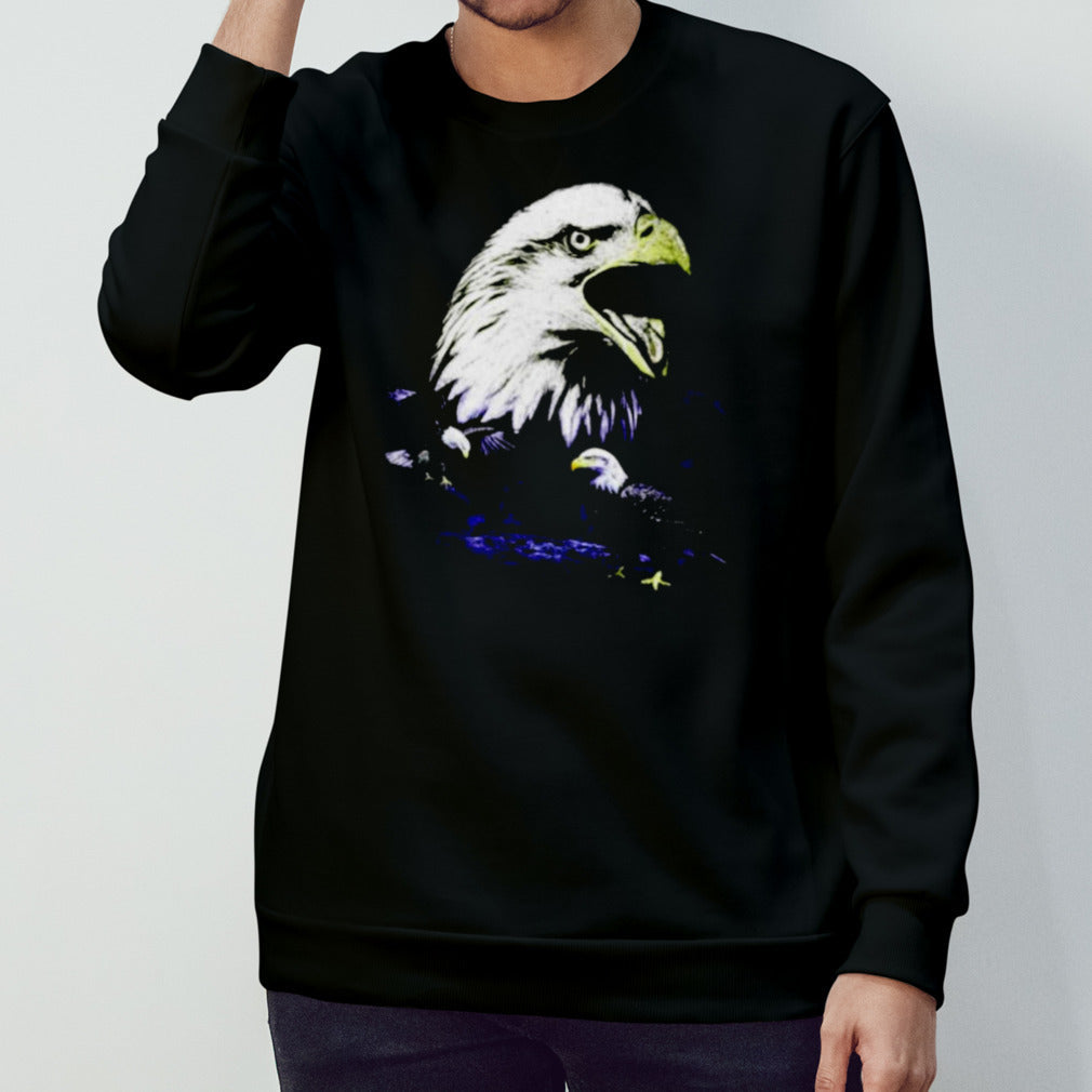 Eagles distressed hem shirts