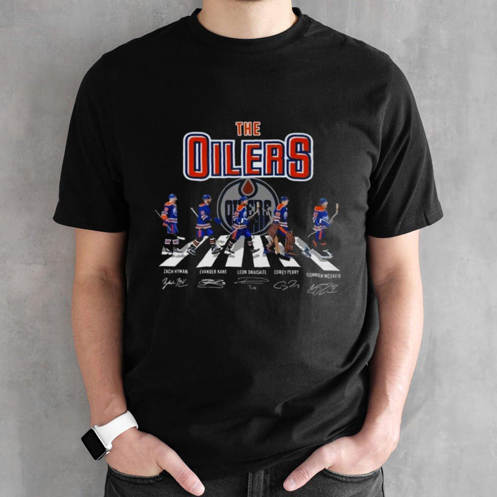 Edmonton Oilers The Legends The Oilers Hockey Abbey Road Signatures Shirts