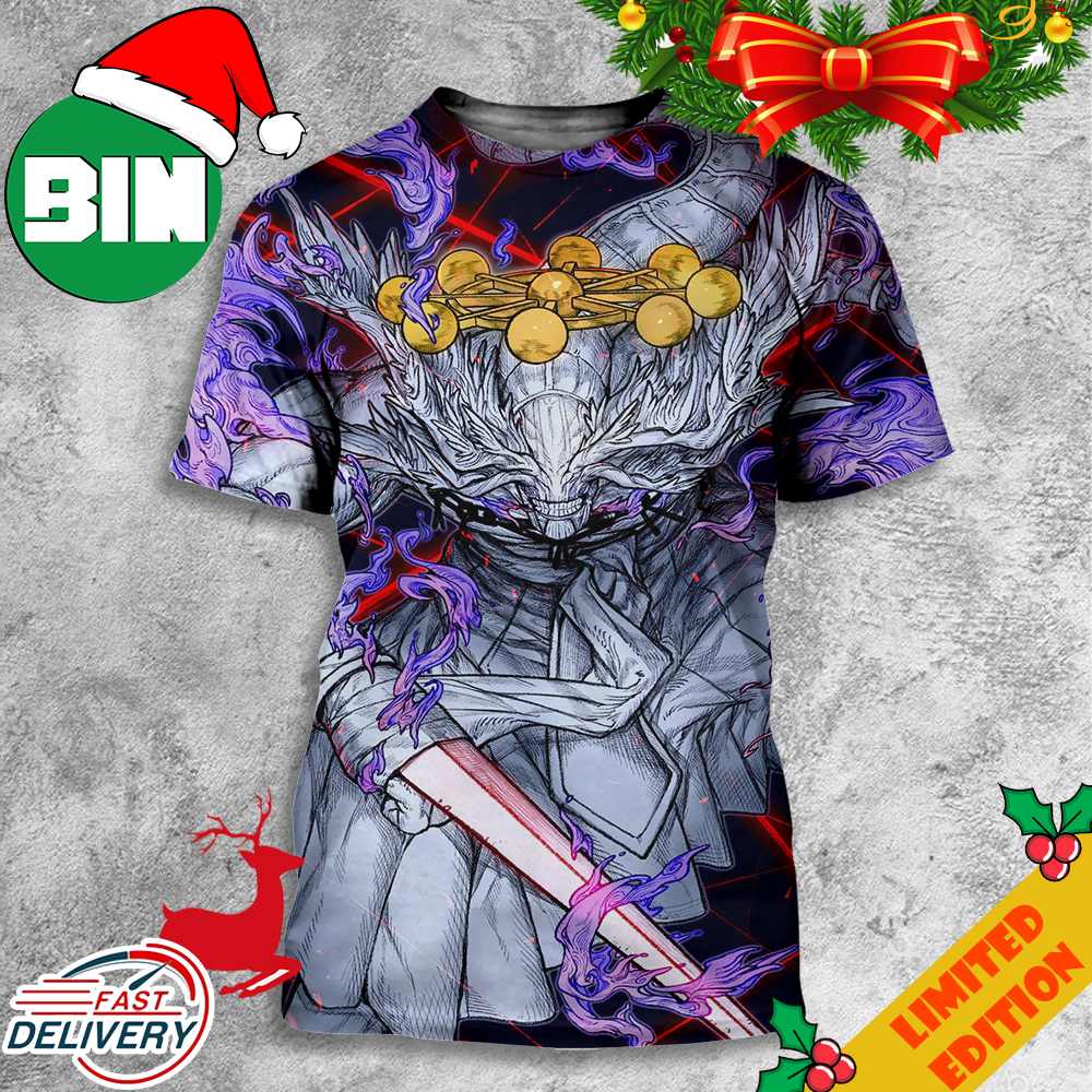 Eight-Handled Sword Divergent Sila Divine General Mahoraga Jujutsu Kaisen 3D T-Shirts