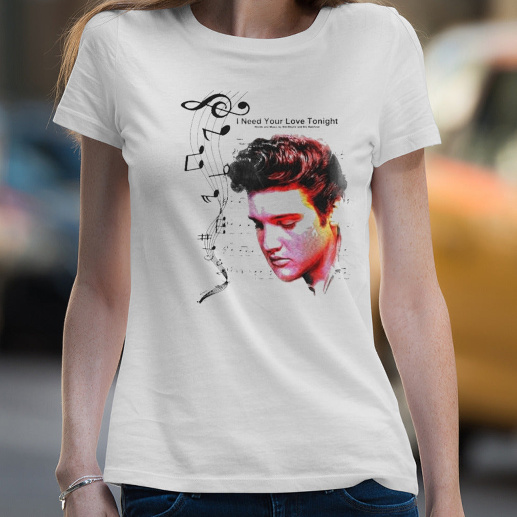 Elvis Presley I Need Your Love Tonight Fight Song shirt