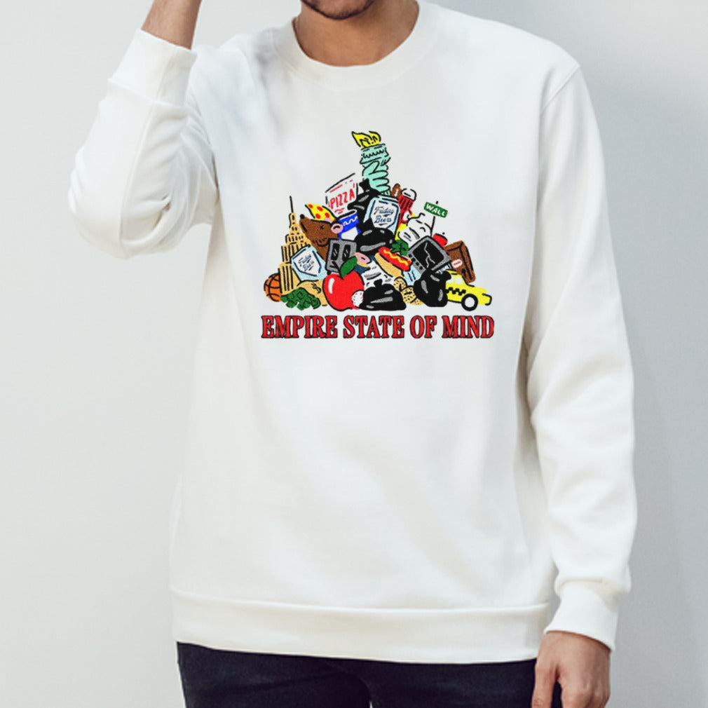 Empire state of mind crop shirts