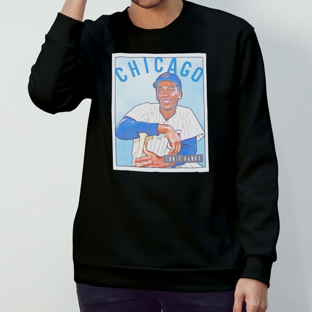 Ernie Banks Chicago Cubs retro shirt