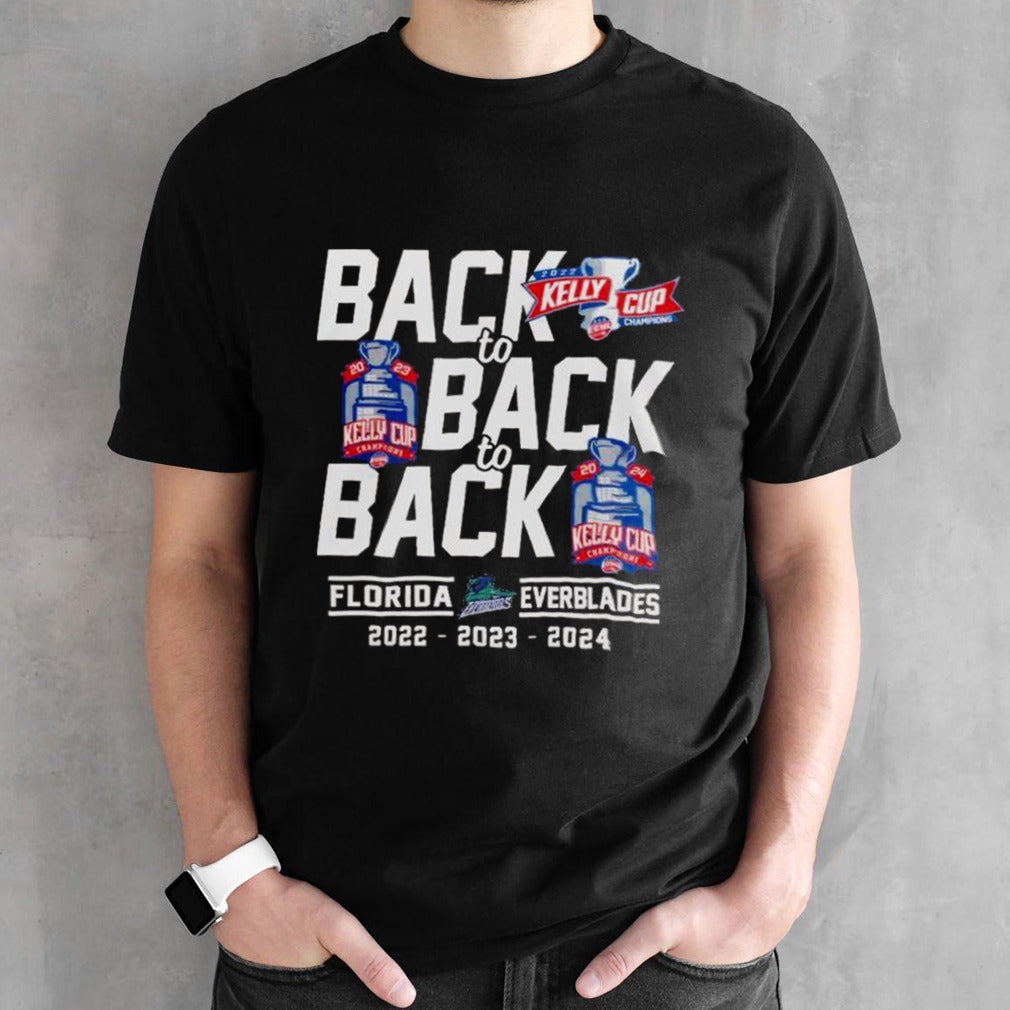 Everblades 2024 Kelly Cup Champions Back To Back shirt