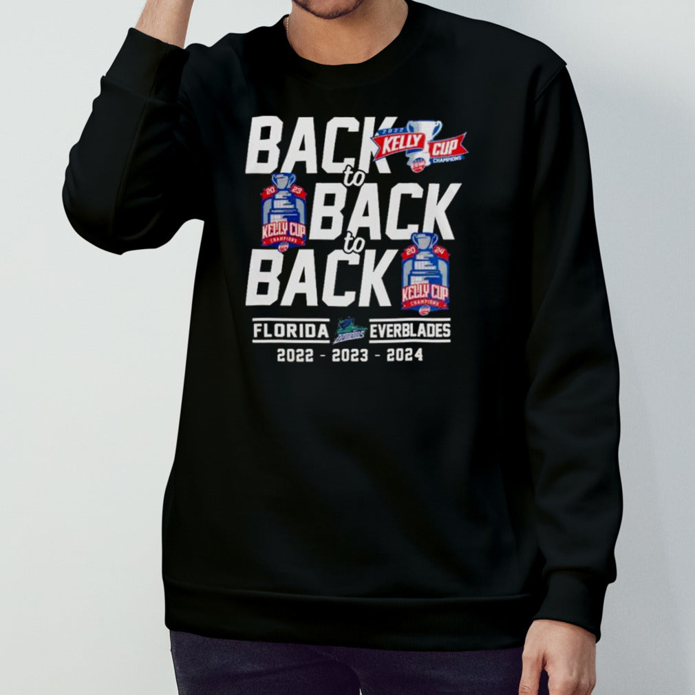 Everblades 2024 Kelly Cup Champions Back To Back shirt