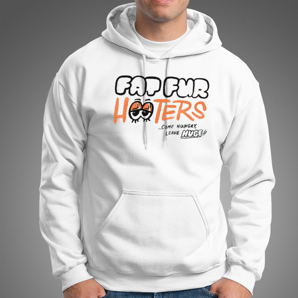 Fap fur hooters come hungry leave huge shirt