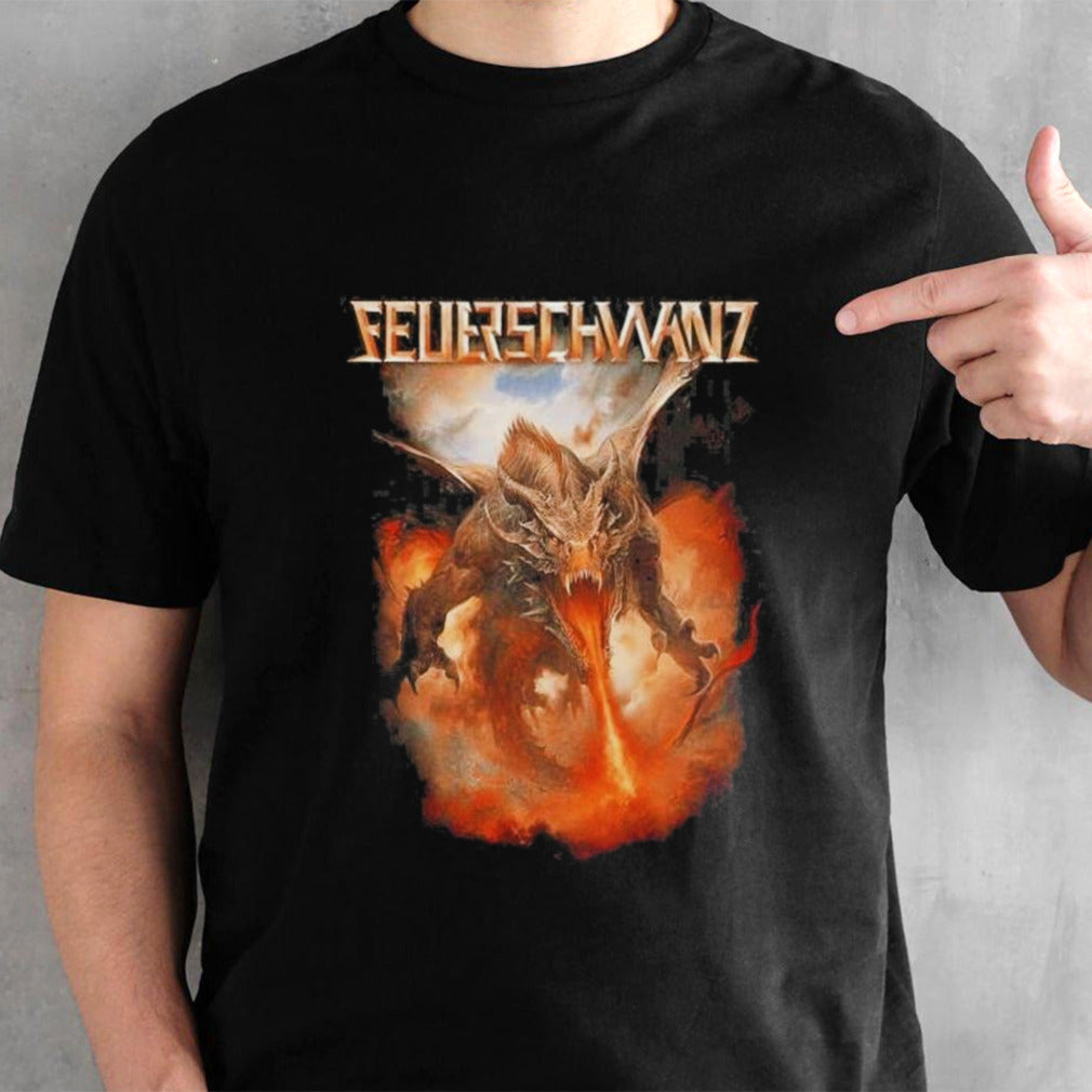 Feuerschwanz Drache Shirt