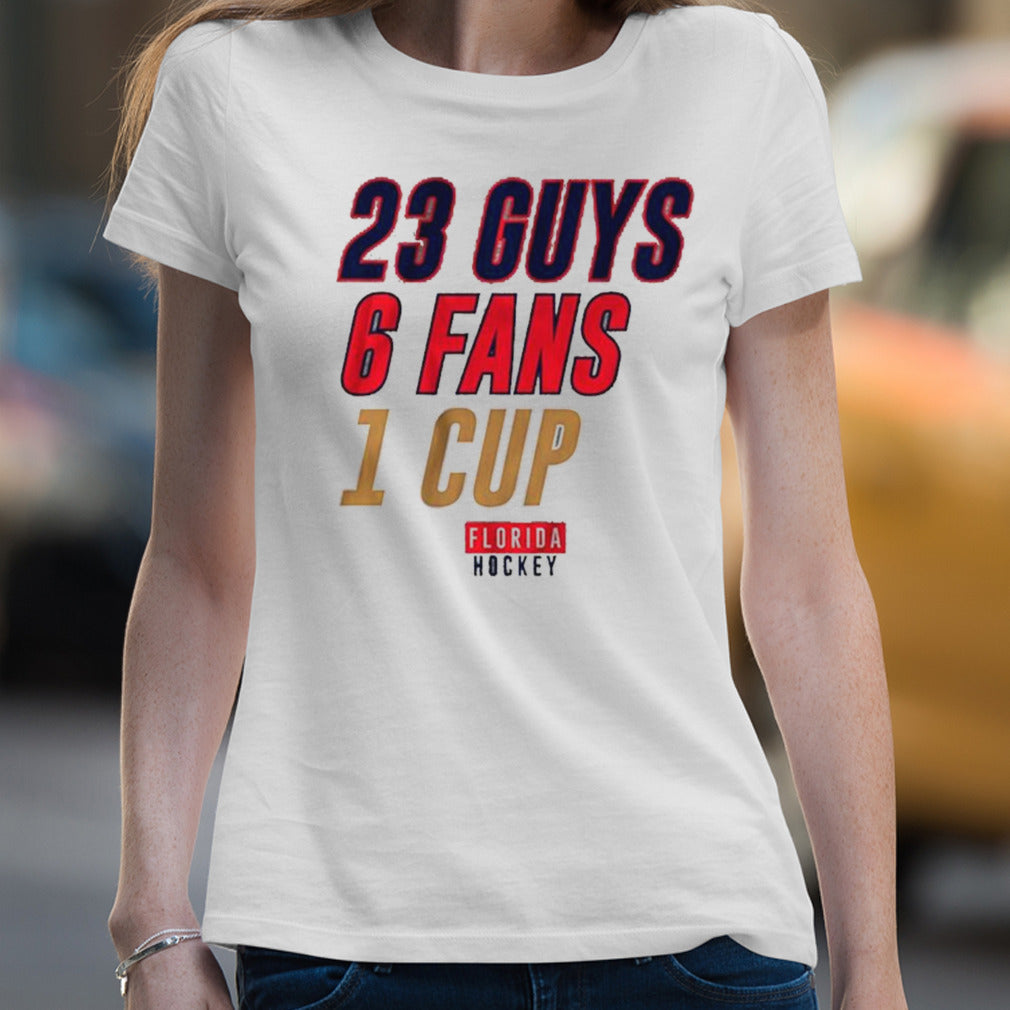 Florida Hockey 23 Guys, 6 Fans, 1 Cup Shirt