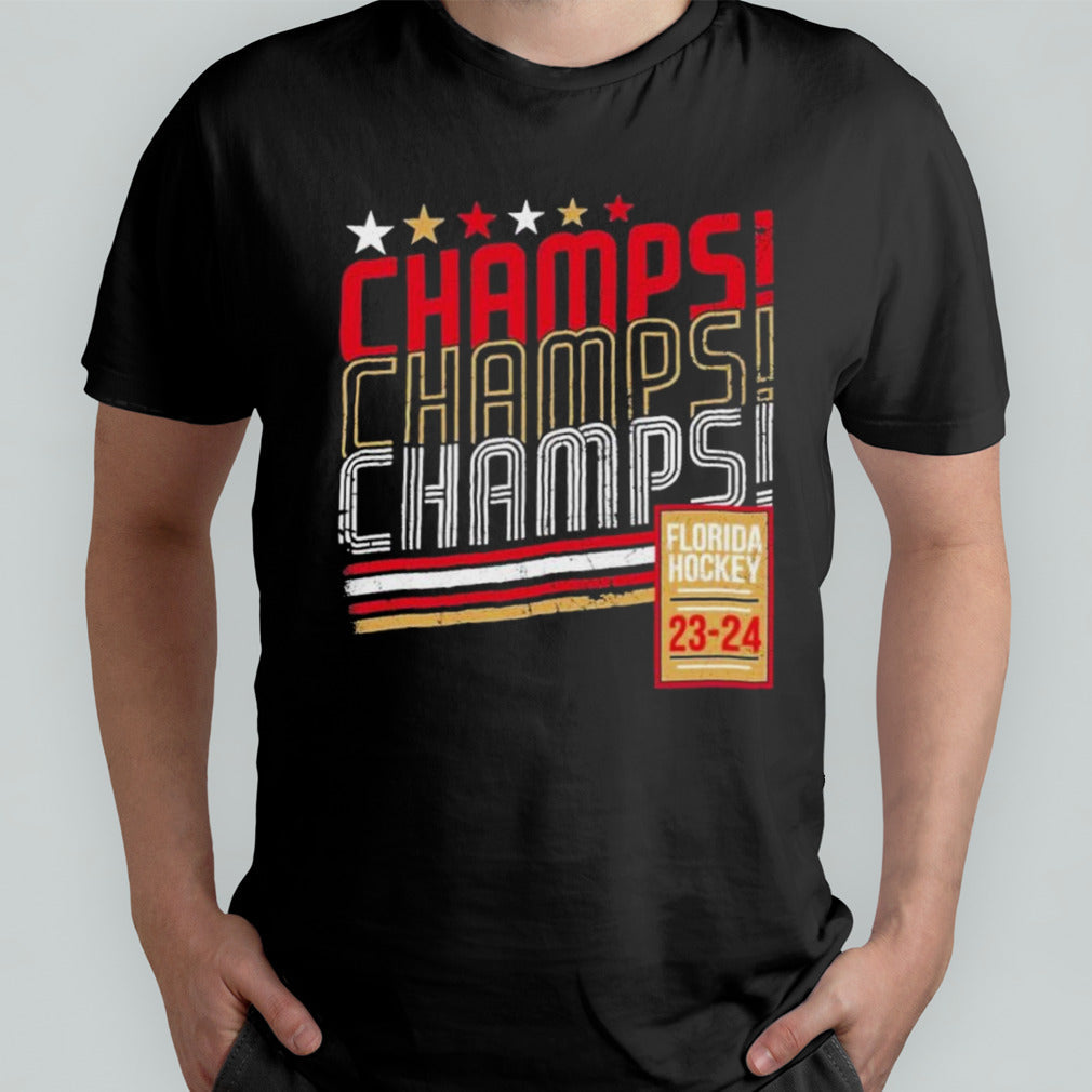 Florida Hockey Champs Champs Champs 2024 shirt