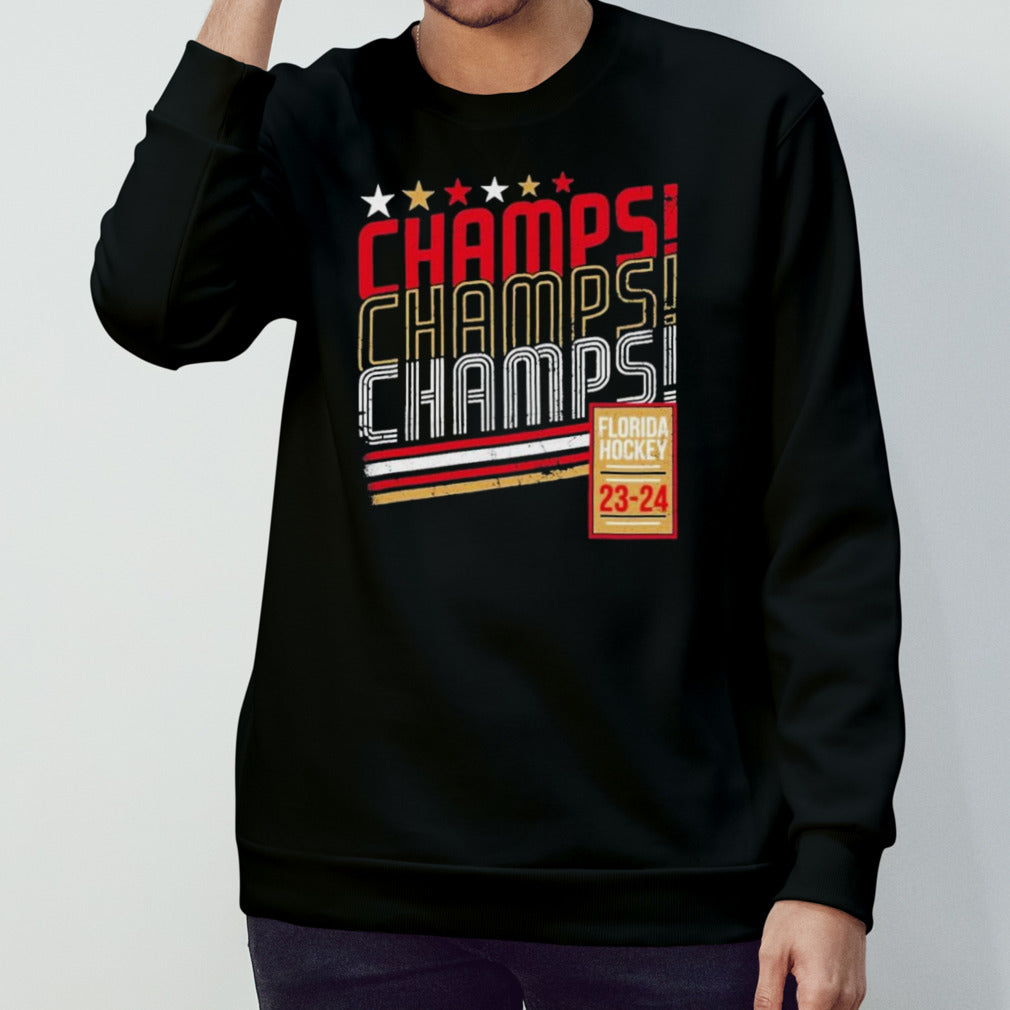 Florida Hockey Champs Champs Champs 2024 shirt