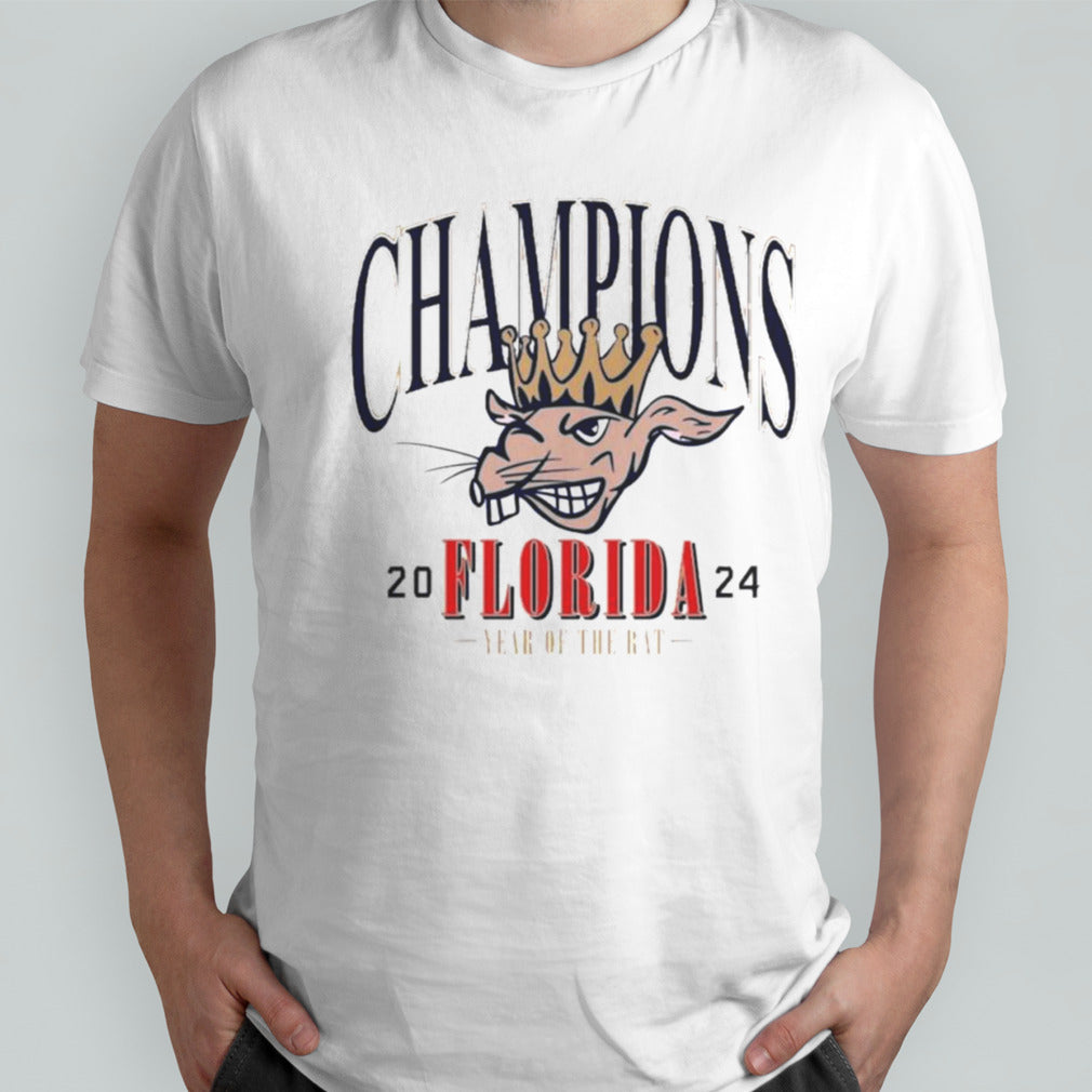 Florida Panthers Rat Champions 2024 Shirt