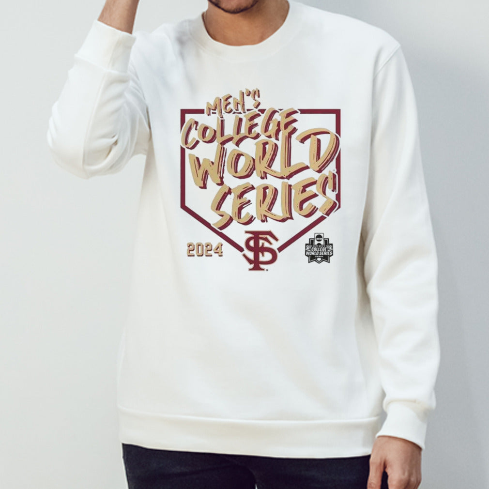 Florida State Seminoles 2024 NCAA Menâ€™s Baseball College World Series Swing Away T-shirt