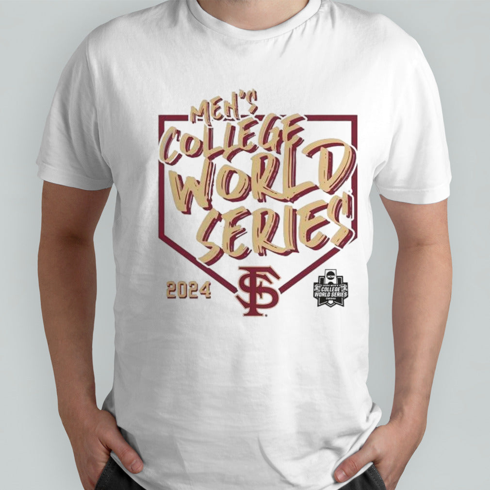 Florida State Seminoles 2024 NCAA Menâ€™s Baseball College World Series Swing Away T-shirt